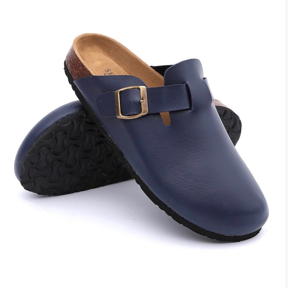 Seranoma- Women’s Navy Blue Clog Shoes